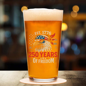 250 Years Of Freedom Whiskey Glass | Happy 250th Birthday USA Whiskey Glass Beer Glass 683730