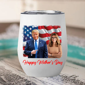 You're The Best Mom Custom Name and Photo Tumbler, Personalized Custom 12oz Wine Tumbler, Gift For Mom, Gift For Wife 682092 - GOP
