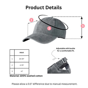 Charlie Kirk Freedom Printed Vintage Washed Denim Baseball Cap | Justice for Charlie Kirk Hat 683010