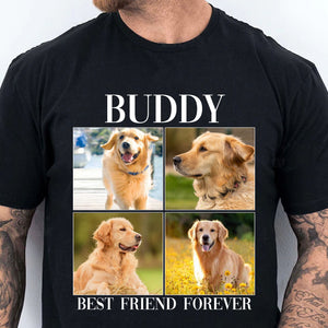 Personalized Upload Pet Photo Shirt | Custom Dog Cat Photo T-Shirt | Gift For Dad Mom 682814
