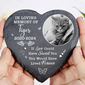 If Love Could Have Saved You Stone, Personalized Photo Memorial Stone, Gifts For Loss of Loved One 682012