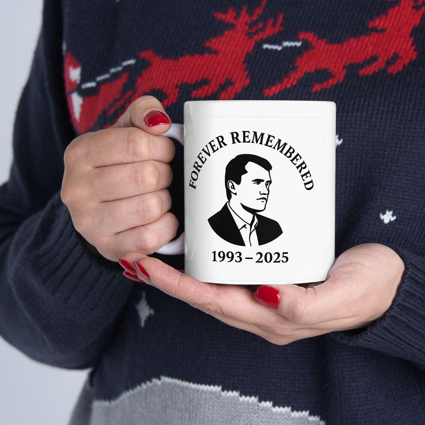 Rest in Peace Charlie Kirk Memorial Coffee Mug Tribute Gift Remembrance Cup In Memory Commemorative RIP Mug USA Mug Kirk Mug 682967