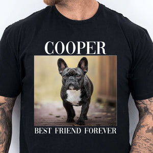 Personalized Upload Pet Photo Shirt | Custom Dog Cat Photo T-Shirt | Gift For Dad Mom 682814