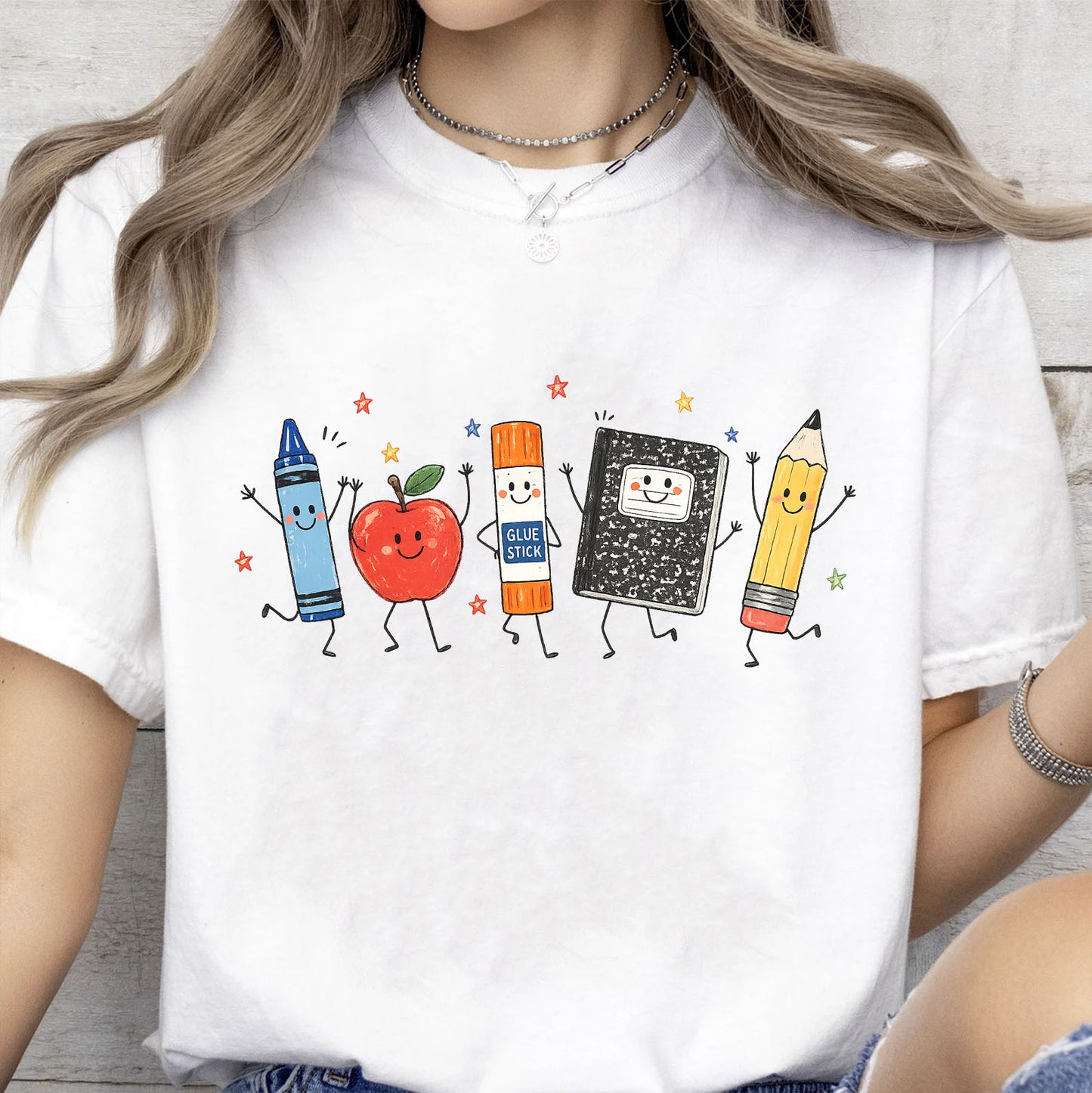 Funny Teacher Life Shirt, Preschool Teacher School Supplies Tee, Back to School Teacher Gift Shirt 685421