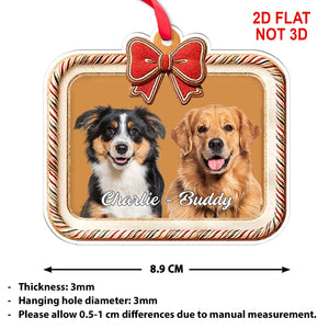 Personalized Dog Photo Acrylic Ornament | Custom Name Dog Cat Pet Photo Christmas Ornament 683590
