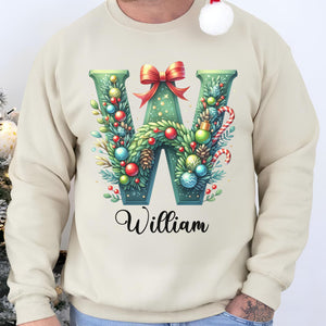 Christmas Custom Name Sweatshirt, Custom Family Christmas Shirt, Personalized Christmas Couple Tee, Christmas Group T-Shirt 683387