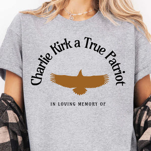 Charlie Kirk A True Patriot Shirt | Charlie Kirk Memorial Shirt 683072