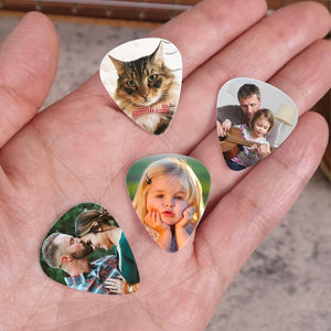 Personalized Guitar Pick, Custom Photo Guitar Pick, Gift for Him Boyfriend Dad Husband 683898