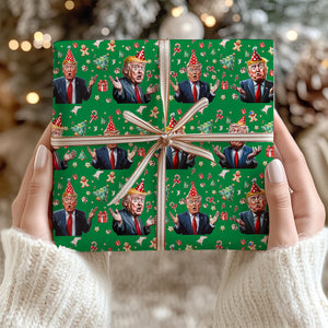 Funny Trump Wrapping Paper, Donald Trump Wrapping Paper, Wrapping Paper For Christmas 683545 - GOP
