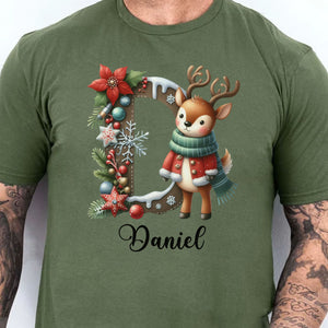 Christmas Custom Name Sweatshirt, Custom Family Christmas Shirt, Personalized Christmas Couple Tee, Christmas Group T-Shirt 683387