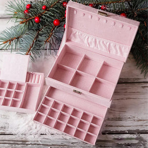 Custom Dog Photo Large Jewelry Box, Personalized Jewelry Storage Organizer for Women, Gift for Dog Mom 683870