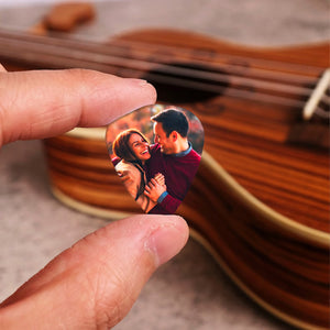 Personalized Guitar Pick, Custom Photo Guitar Pick, Gift for Him Boyfriend Dad Husband 683898