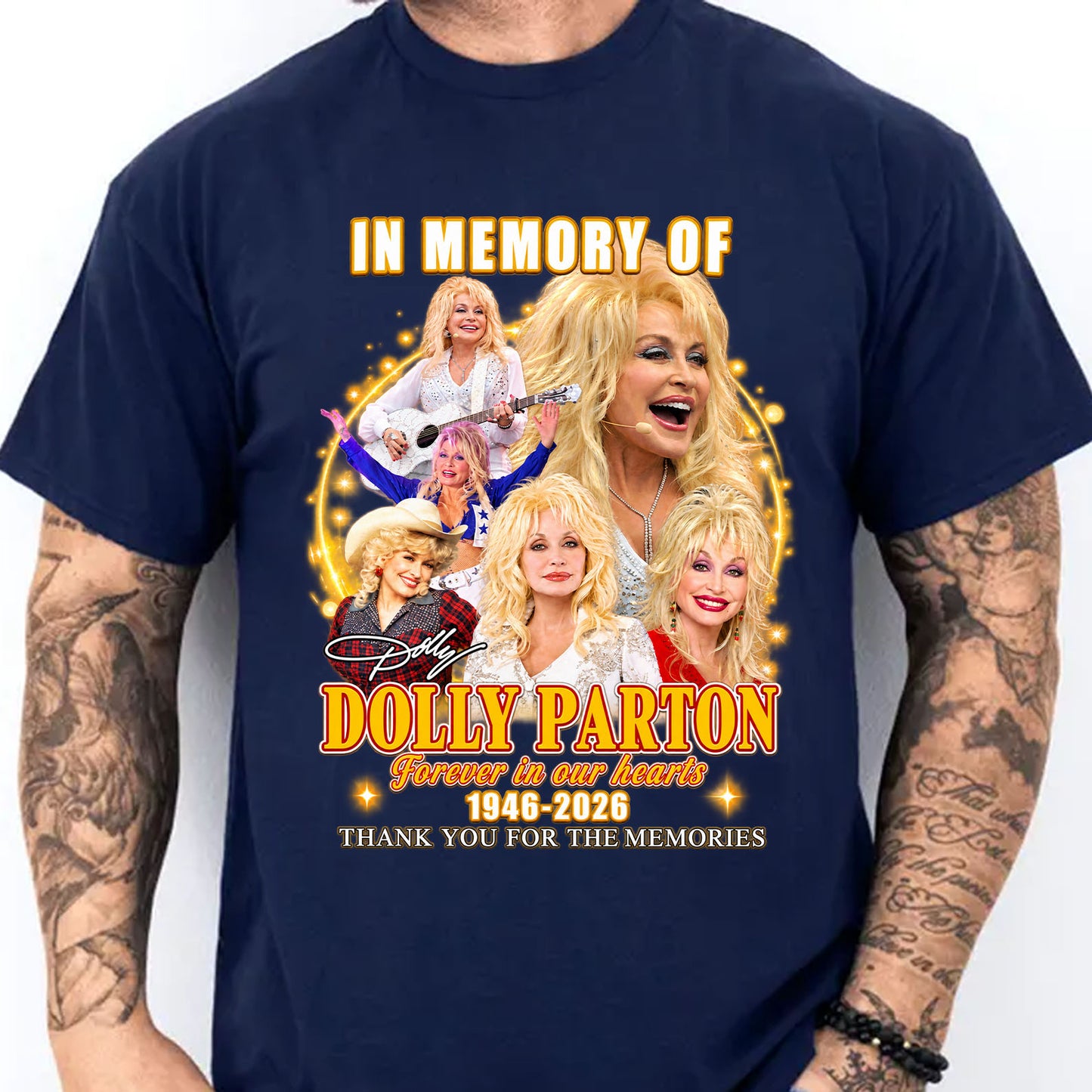 Dolly Parton Memorial Shirt, Forever in Our Hearts 1946–2026 T-Shirt, Country Music Tribute Tee 686043