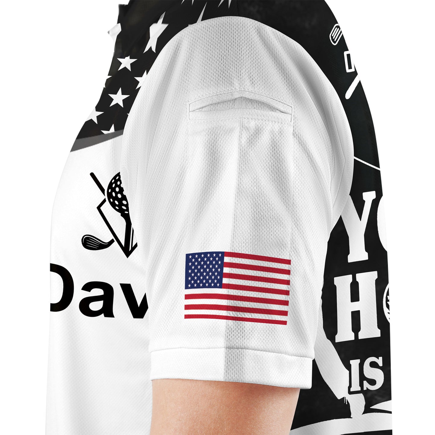 Your Hole Is My Goal Golf Polo Shirt, Funny Golf Shirt for Men, Gift for Golf Lovers 684057