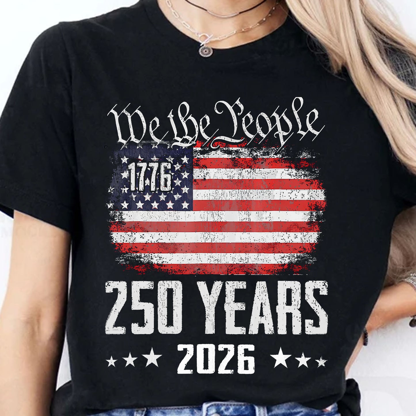 Vintage 250 Years 1776–2026 Shirt | Happy 250th Birthday Tee | Patriotic 4th of July T-Shirt 684237
