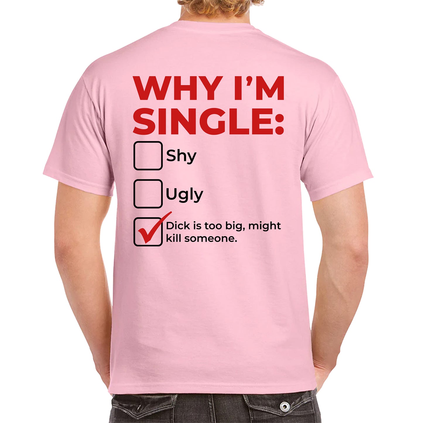 Why I'm Single Meme Backide Shirt, Funny Adult Humor Graphic Tee, Bachelor Party Gift 685541