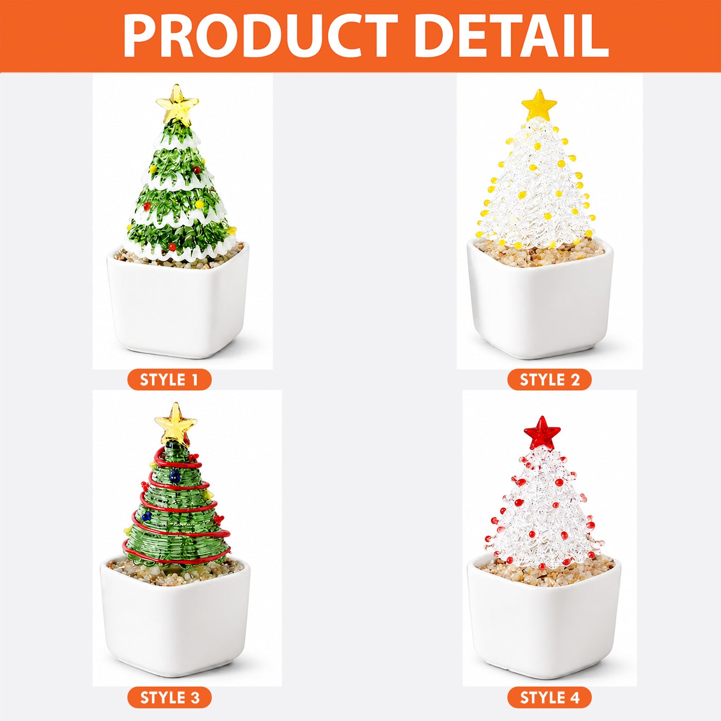 Personalized Family Ceramic Pot Christmas Tree, Custom Family Names Stocking Christmas Decor 685983