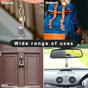 Ride Safely Love You Motorcycle Bell, Guardian Angel Riding Bell, Biker Safety Charm 684051