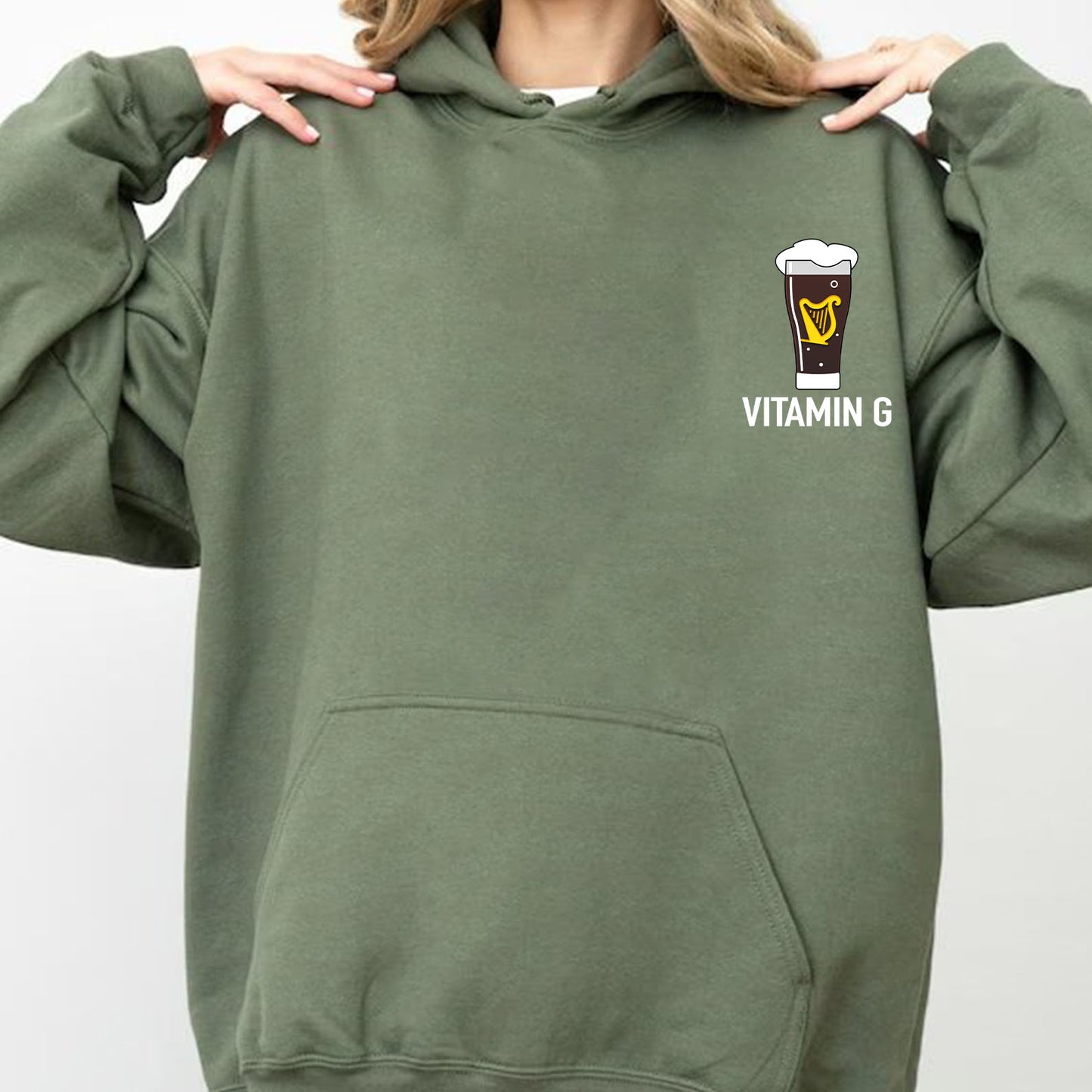 Vitamin G Guinness St. Patrick’s Day Pocket Shirt | Funny Beer T-Shirt | Irish Pub Party Tee for Beer Lovers 684330