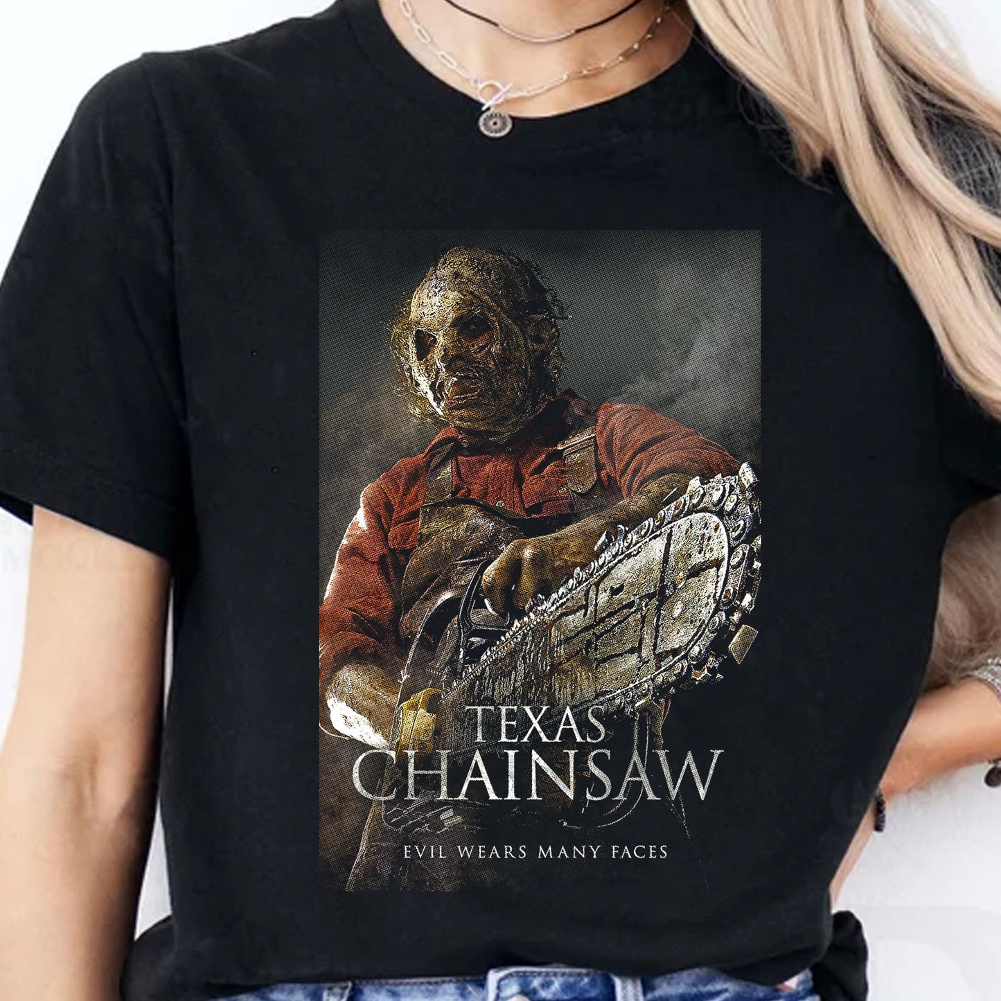 Texas Chainsaw Massacre Halloween Shirt, 1990s Horror Movie Sweatshirt, Scary Halloween Tee 683308-9
