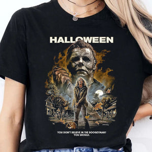 Michael Myers Halloween Shirt, Retro Horror Movie Sweatshirt, Classic Halloween Film Tee, Scary Halloween Shirt 683308-6