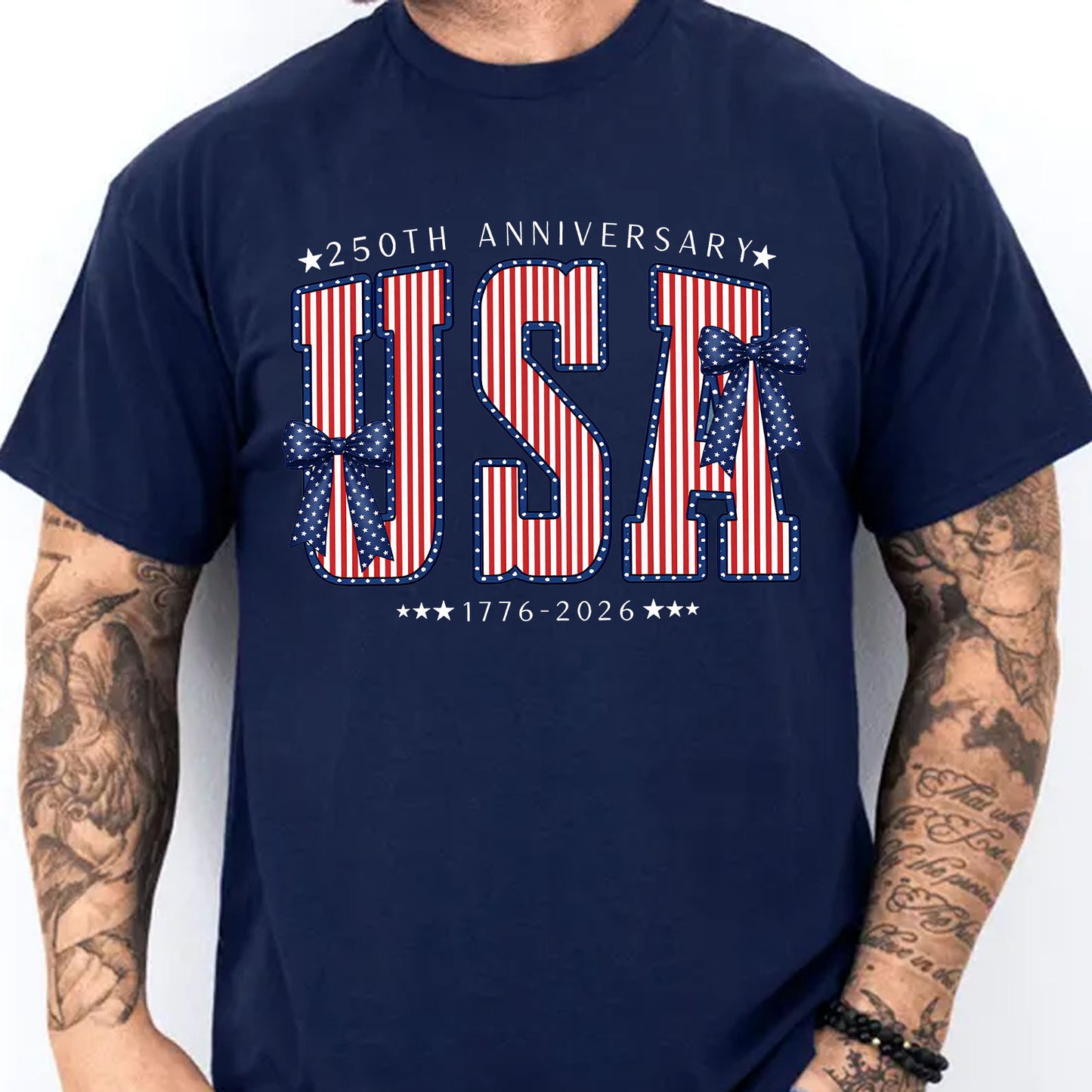 USA 250 Years Anniversary Shirt, Patriotic 1776–2026 Semiquincentennial 4th of July Tee 684982