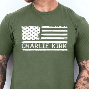 Patriotic Charlie Kirk Memorial Shirt | RIP Charlie Kirk Tribute Tee | Pray for Charlie Kirk Tee | Human Rights T-Shirt 682896