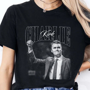 Charlie Kirk Memorial Shirt | Justice For Charlie Kirk Tribute Tee | Conservative Free Speech Apparel 682914