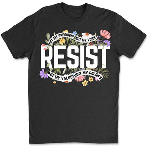 Resist Shirt - Empowered Women Against Trump Shirt, 8647 Anti Trump Dark Shirt, Equality Tee For Strong Liberal Women 682219