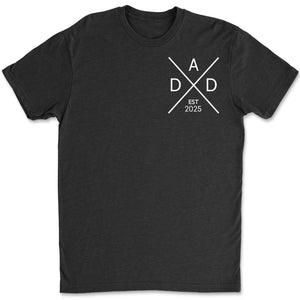 New Dad Shirt | Custom EST Year Dad T-Shirt | Personalized First Time Dad Gift, Special Memories Father's Day Shirt 682258