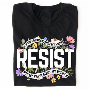 Resist Shirt - Empowered Women Against Trump Shirt, 8647 Anti Trump Dark Shirt, Equality Tee For Strong Liberal Women 682219