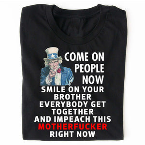 Impeach Trump Now Shirt - 8647 Anti Trump Shirt, FDT Political Dark Shirt For Democrats And Anti MAGA Activists 682211