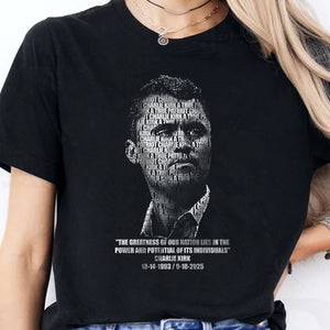 Charlie Kirk Memorial Shirt | RIP Charlie Kirk T-Shirt | A True Patriot Charlie Kirk Tee | America Freedom 682830