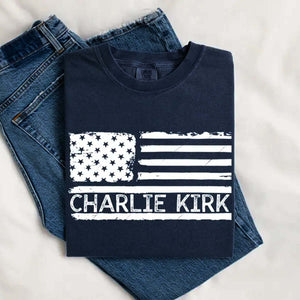 Patriotic Charlie Kirk Memorial Shirt | RIP Charlie Kirk Tribute Tee | Pray for Charlie Kirk Tee | Human Rights T-Shirt 682896