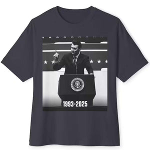 Charlie Kirk Tribute Shirt | Justice For Charlie Kirk Memorial Shirt | Conservative Free Speech & Human Rights Apparel 682843