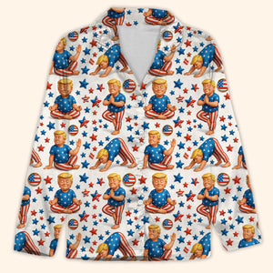 President Donald Trump Pajamas, Funny Trump Yoga Pajamas, Trump Pajamas For Christmas 683445 - GOP