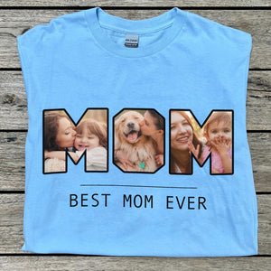 Personalized Custom Photo Mom Dad Bright Shirt C668