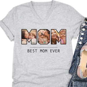 Personalized Custom Photo Mom Dad Bright Shirt C668