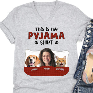 This Is My Pyjama Shirt Personalized Custom Photo Dog Cat Pet Shirt C522V1