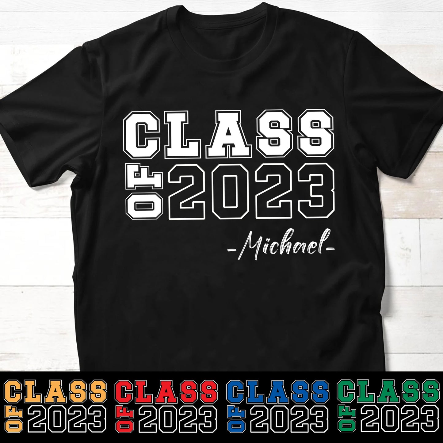 Class Of 2024 Personalized Custom Graduation Shirt T602
