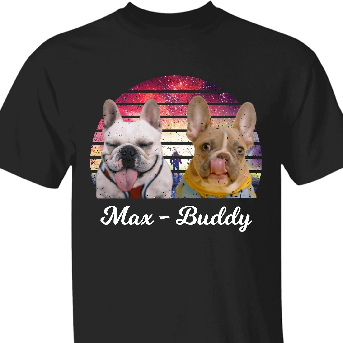 GeckoCustom Dog Cat Vintage Retro Photo Shirt, Custom Photo Shirt For Kids