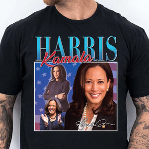 Kamala Harris Retro 90's Vintage Shirt | Kamala Harris 2024 Shirt | Democrat Shirt Dark K1433 - KH2