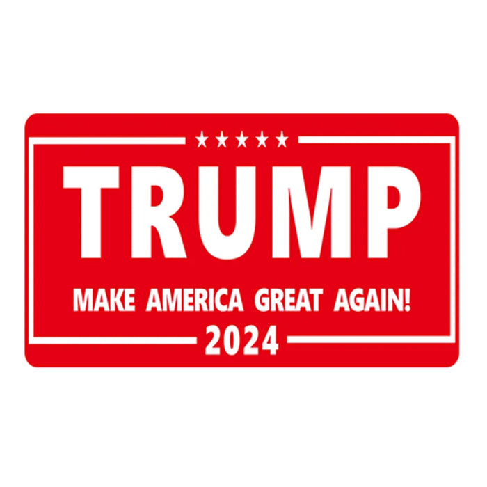 10 Pack Trump 2024 Car Stickers,8 Inches X 4 Inches Big Trump Letters Car Decal, Make America Great Again 2024 Bumper Stickers