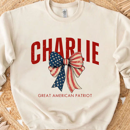 Charlie Kirk Memorial Sweatshirt | Justice For Charlie Kirk Pullover | Conservative Free Speech Sweater | Human Rights Apparel 682838