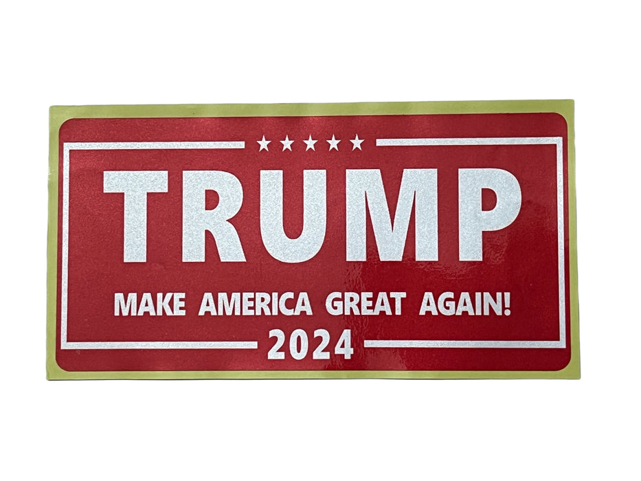 10 Pack Trump 2024 Car Stickers,8 Inches X 4 Inches Big Trump Letters Car Decal, Make America Great Again 2024 Bumper Stickers