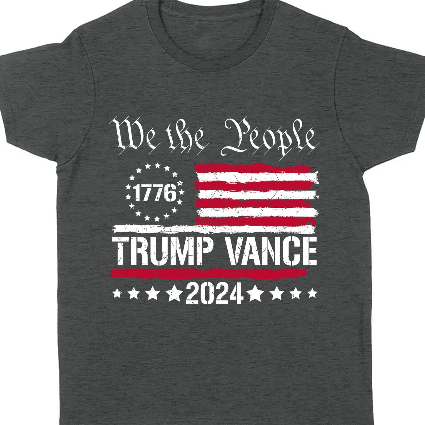 We The People Trump Vance Shirt | Donald Trump 2024 Shirt | Trump Supporters Shirt Dark K1493 - GOP