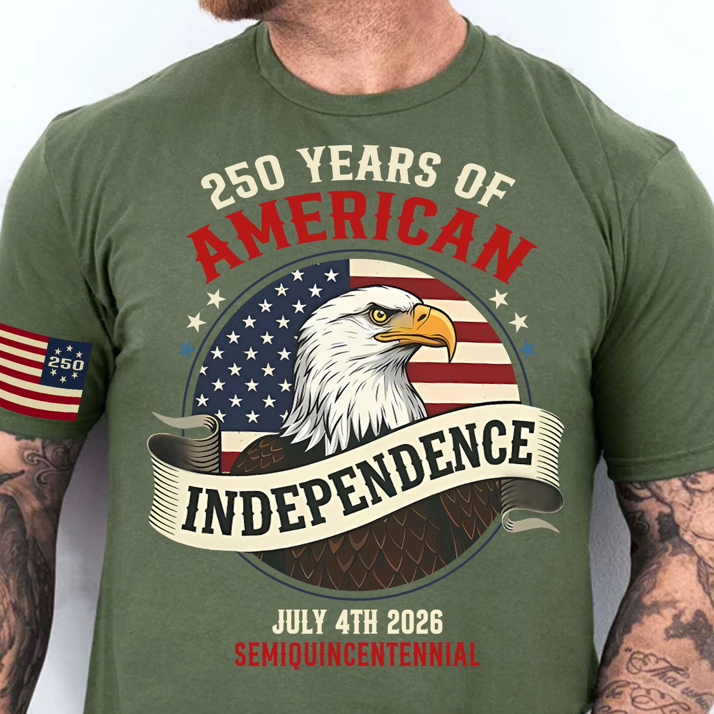 250 Years Of American Independence Shirt | Happy 250th Birthday USA | Patriotic 4th Of July Tee | America 250th Anniversary | Independence Day Shirt 682568