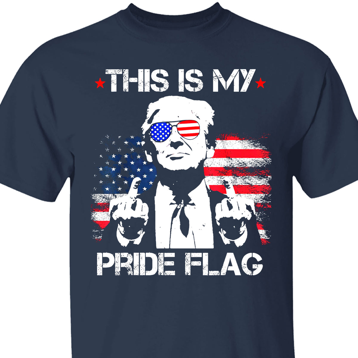 This Is My Pride Flag Trump Shirt | Happy 250th Birthday USA | Patriotic 4th Of July Tee | America 250th Anniversary | Independence Day Shirt 682574