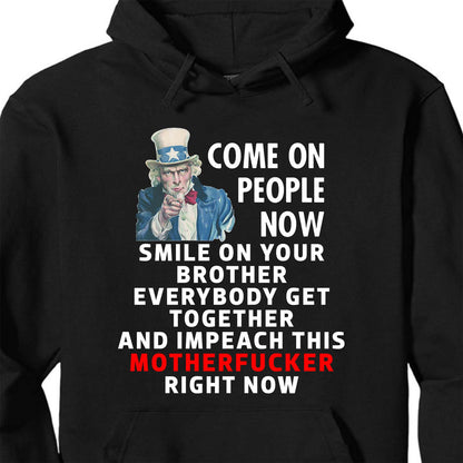 Impeach Trump Now Shirt - 8647 Anti Trump Shirt, FDT Political Dark Shirt For Democrats And Anti MAGA Activists 682211