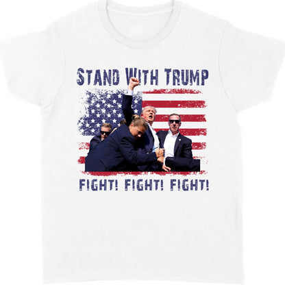 Stand With Trump | Trump Fight Shirt | Donald Trump Shirt Bright T1132 - GOP